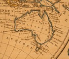 Close up of Australia