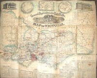 General, Agricultural & Goldfields, MAP of VICTORIA